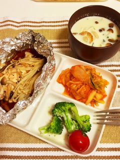 ササミときのこのめんつゆバター蒸し-レシピのメイン写真