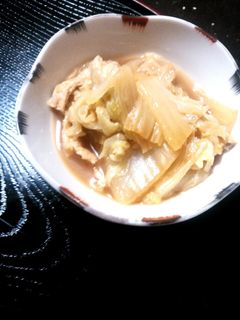 白菜と油揚げの煮浸し-レシピのメイン写真