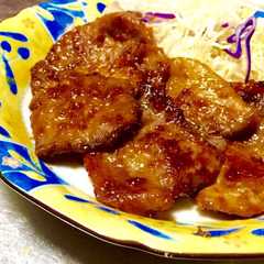 รูปของ 豚の生姜焼き☆二度焼きCalOFF！！