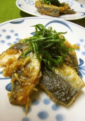 鰯の梅生姜焼き-レシピのメイン写真