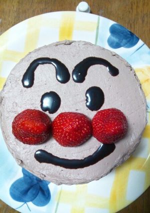 アンパンマンケーキ-レシピのメイン写真