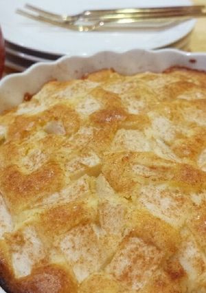 パイ皿でアップルケーキ♧-レシピのメイン写真