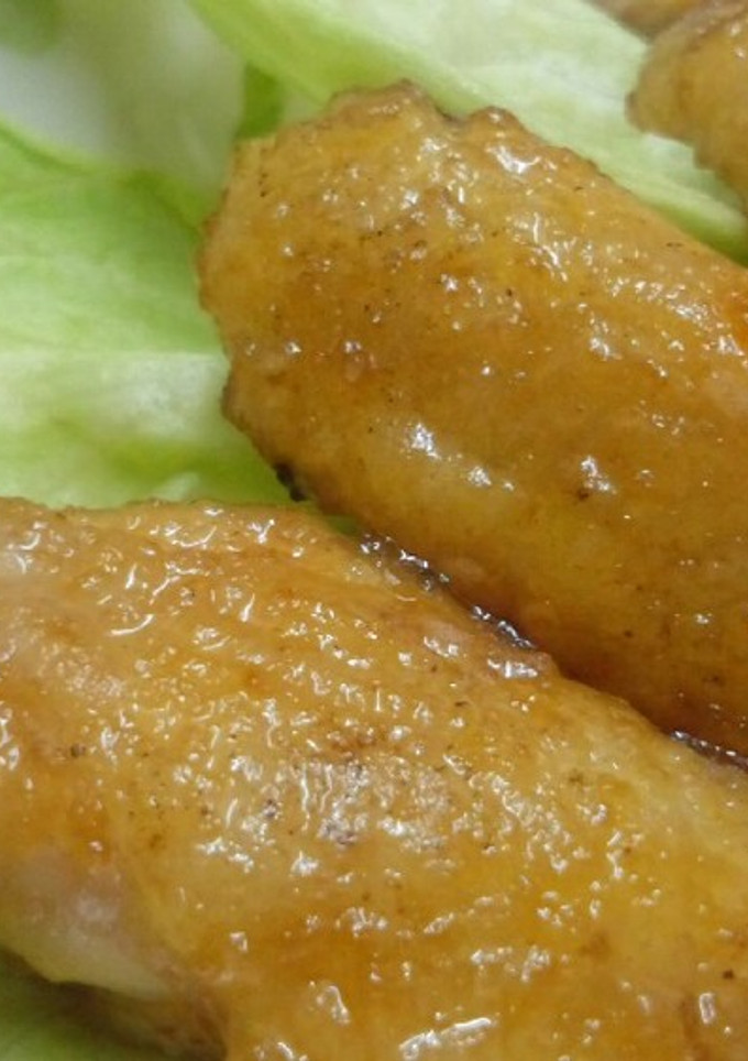 鶏スペアリブの揚げない甘辛揚げ♪-レシピのメイン写真