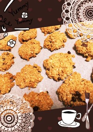 オートミールチョコチップクッキー♡-レシピのメイン写真