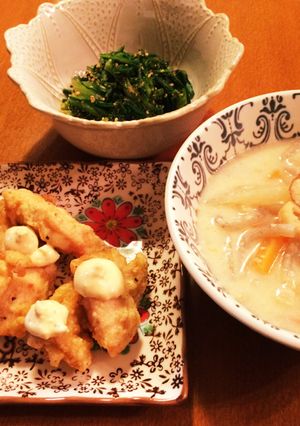 鶏胸肉の竜田揚げタルタルソース添え-レシピのメイン写真