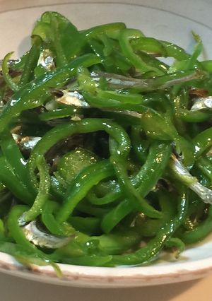 ピーマンと煮ぼしのキンピラ-レシピのメイン写真