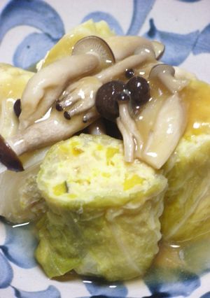 おからとかぼちゃのロールキャベツ2-レシピのメイン写真