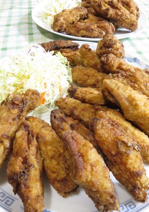 ビールが似合う♪「大皿辛味チキン揚げ」-レシピのメイン写真