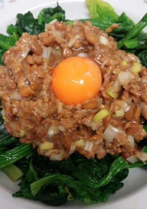 ほうれん草と納豆のナムル-レシピのメイン写真