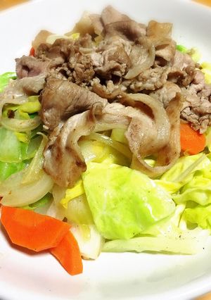 豚肉とキャベツのごまソース-レシピのメイン写真