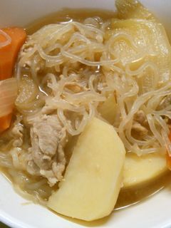 簡単 和食! 味噌味の 肉じゃが♪-レシピのメイン写真