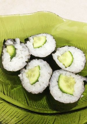 家にあるもので☆お手軽かっぱ巻き-レシピのメイン写真