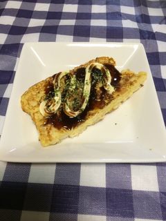 キャベツの余りで☆超簡単お好み焼き-レシピのメイン写真