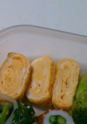 お弁当のあまり甘くない卵焼き-レシピのメイン写真