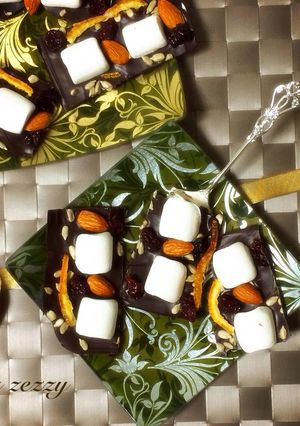 手作り♥バレンタイン✜チョコレートバーク-レシピのメイン写真