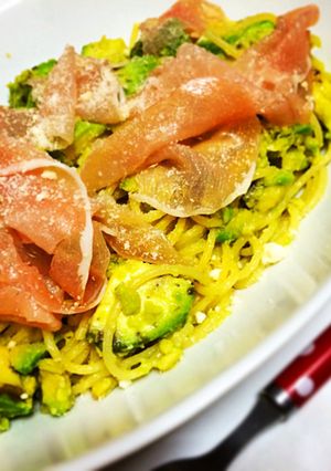 生ハムとアボカドのパスタ-レシピのメイン写真