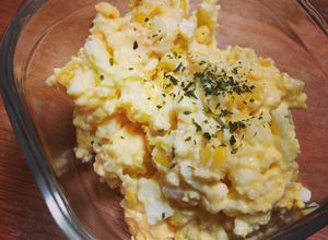 子供大好き！コーンと卵の甘いポテトサラダ-レシピのメイン写真