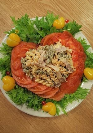 バレンタイン☆マカロニサラダ-レシピのメイン写真