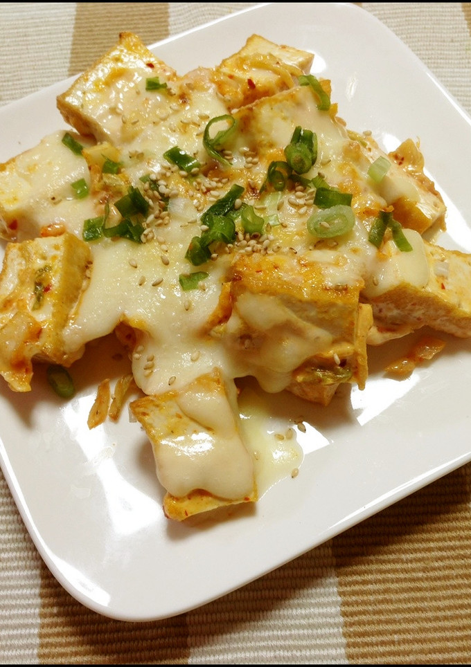 キムチと厚揚げのチーズ焼き-レシピのメイン写真