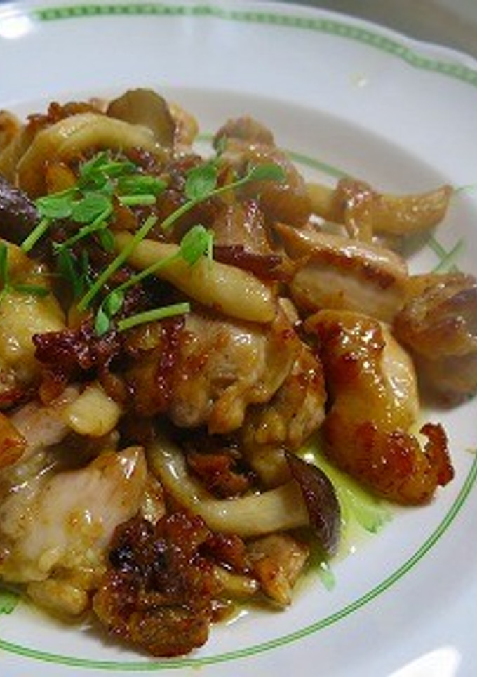 鶏肉とシメジの旨味炒め-レシピのメイン写真