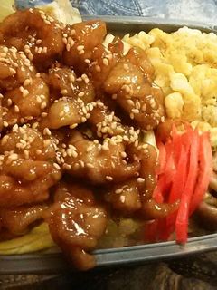 とろん♪と甘辛豚肉丼のお弁当-レシピのメイン写真