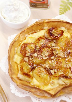 カスタードとバナナのドイツ風パンケーキ-レシピのメイン写真