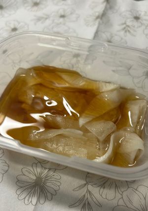 喉が痛い時の！大根はちみつ⭐︎薬の代わりに-レシピのメイン写真
