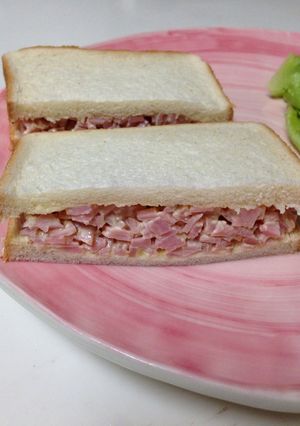 ハムだけ！サンド-レシピのメイン写真