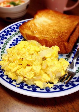 白菜と粉チーズのスクランブルエッグ-レシピのメイン写真
