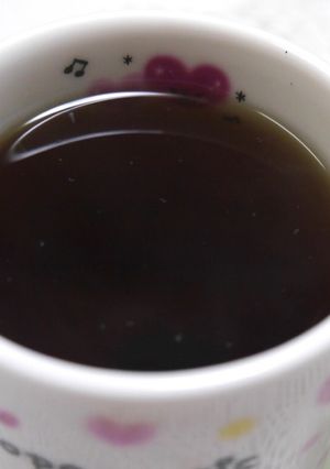ほっこり♪ほうじ茶に黒蜜-レシピのメイン写真