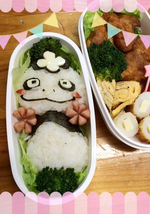ツチノコパンダ キャラ弁 妖怪ウォッチ-レシピのメイン写真