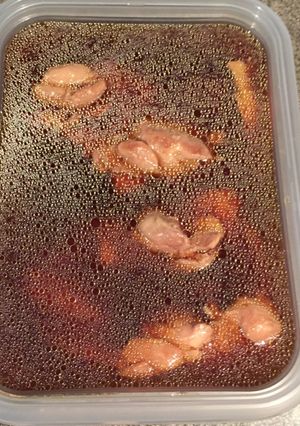 レンチンで簡単♡味付け蒸し鶏もも肉-レシピのメイン写真