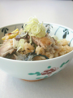 焼き秋刀魚と焼き葱の炊き込みごはん-レシピのメイン写真