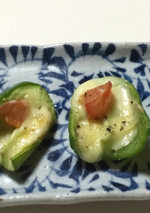 美味しいのピーマンとチーズ焼き-レシピのメイン写真