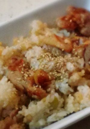 鶏肉とネギの簡単炒飯-レシピのメイン写真