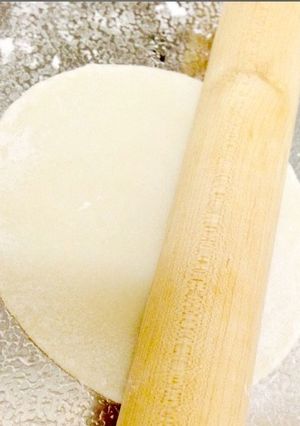 手作り餃子の皮を丸くモチモチに作るコツ-レシピのメイン写真