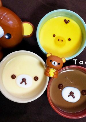 リラックマプリン-レシピのメイン写真