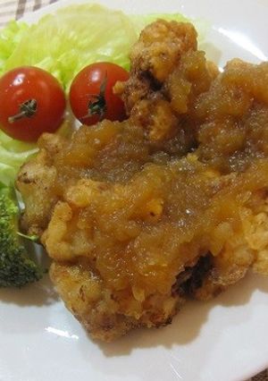 フルーティーなりんご唐揚げ-レシピのメイン写真