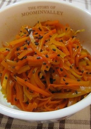 丁寧に作るにんじんのきんぴら-レシピのメイン写真