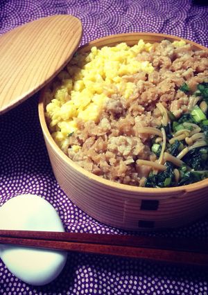 ベジミートの３色そぼろ弁当・ベトナム風-レシピのメイン写真