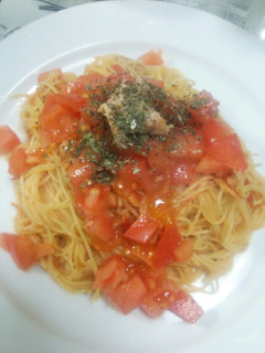 ツナとトマトのパスタ♡-レシピのメイン写真