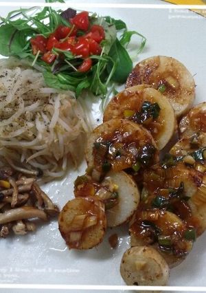 かゆくならない簡単♪焼いただけ山芋ソテー-レシピのメイン写真