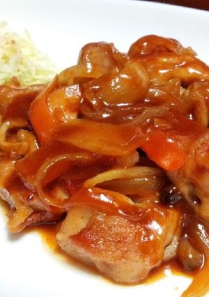 簡単！お弁当にも♪鶏肉のケチャップ炒め-レシピのメイン写真