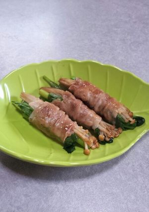 糖尿病☆塩分0.3☆満足肉まき野菜☆-レシピのメイン写真
