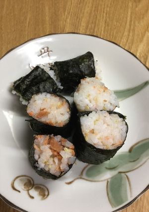 細巻き(シャケフレーク&白ごま)-レシピのメイン写真