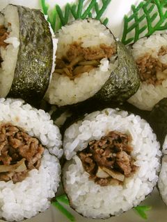 めっけもん♪簡単~きんぴら風巻き寿し-レシピのメイン写真