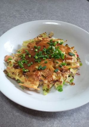 糖尿病☆塩分0.3☆具沢山お好み焼き風-レシピのメイン写真