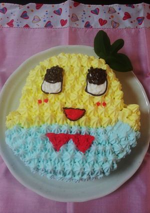 ふなっしー　キャラケーキ♪-レシピのメイン写真