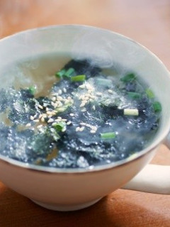 丸鶏海苔スープ-レシピのメイン写真