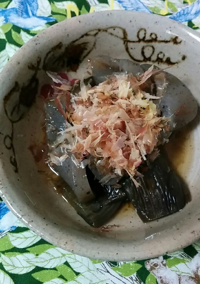夏に食べたい＊ナスと蒟蒻の煮浸し＊-レシピのメイン写真